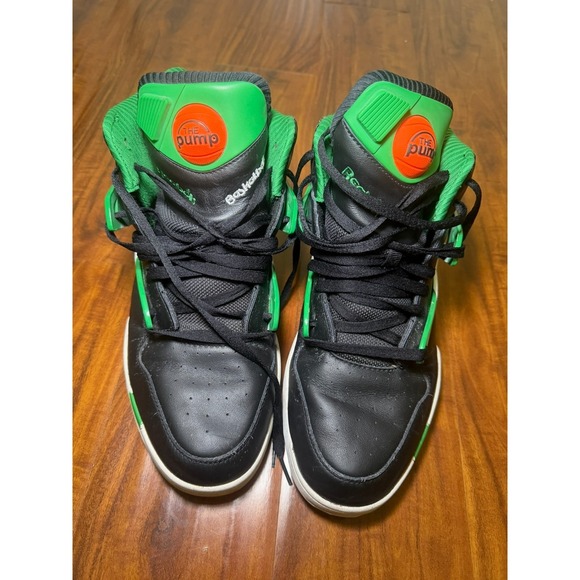 Reebok Pump Omni Zone II Green Black Celtics Men's SZ 11 GX3779 Shoes - Picture 2 of 8